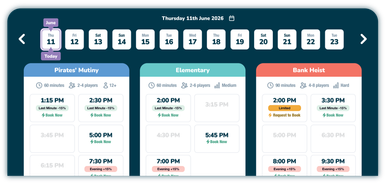 Escape Room booking software all-in-one